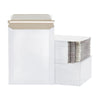 50 Pack 9.75x12.25 White Rigid Stay Flats Self-Seal Cardboard Envelope Mailers 9.75"x12.25"